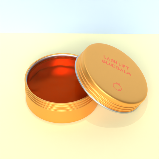 Vegan Orange Lash Lift Glue Balm – Ideal for Sensitive Skin and Eyes