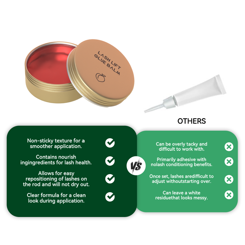 Wholesale Lash Lift Glue Balm – Low MOQ, Fast Global Shipping Peach